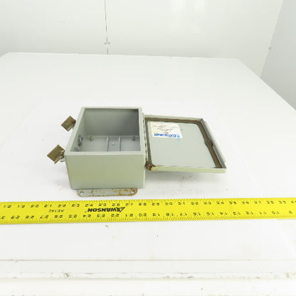 ElectroMate K-1248 8 x 6 x 3-1/2" Wall Mount Electrical Enclosure W/Backplate