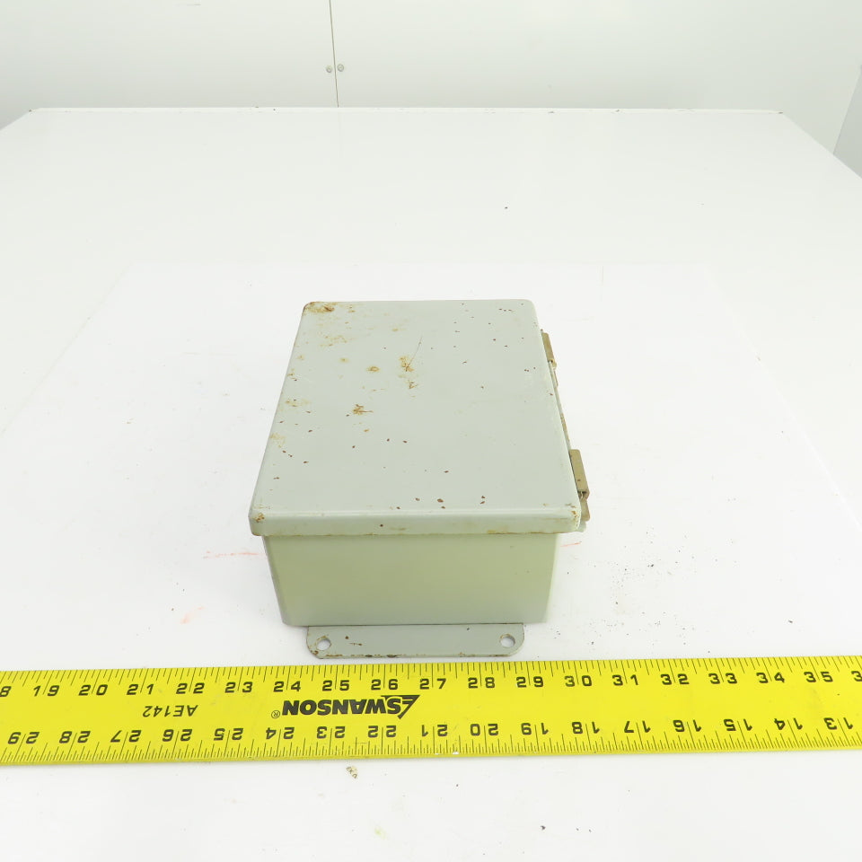 ElectroMate K-1248 8 x 6 x 3-1/2" Wall Mount Electrical Enclosure W/Backplate