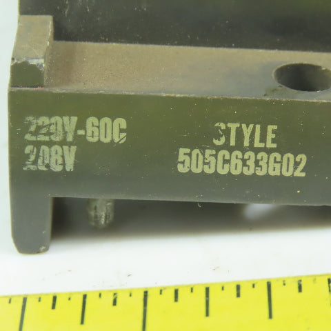 Cutler Hammer Eaton Style 505C633G01 Contactor Coil 208-220 60Hz Lot of 2