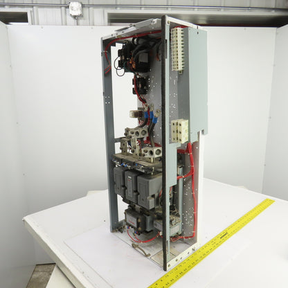 Furnas 125HP Motor Control Center Bucket 480V 3PH 14-3/4 Wx35-1/4H Missing Parts
