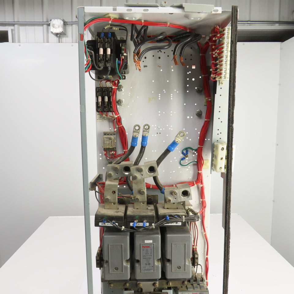 Furnas 125HP Motor Control Center Bucket 480V 3PH 14-3/4 Wx35-1/4H Missing Parts