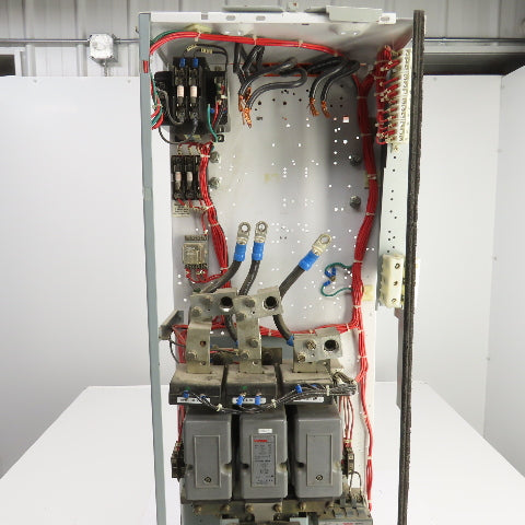 Furnas 125HP Motor Control Center Bucket 480V 3PH 14-3/4 Wx35-1/4H Missing Parts