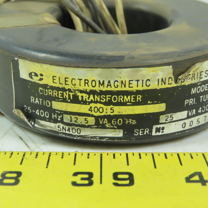 Electromagnetic Industries 5N400 Current Transformer 400:5