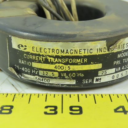 Electromagnetic Industries 5N400 Current Transformer 400:5