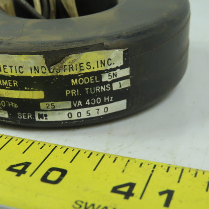 Electromagnetic Industries 5N400 Current Transformer 400:5