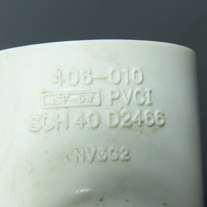 Spears 406-010 1" Socket Slip 90 Degree Elbow PVCI SCH40 Lot of 50