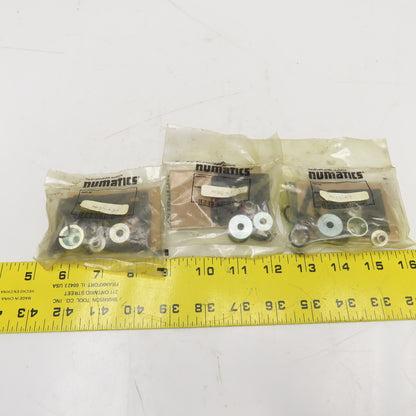 Numatics MK15-K3 Pneumatic Valve Repair Kit Lot Of 3