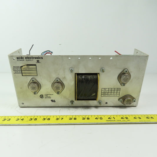 acdc Electronics Model 451 Power Supply 5 V @ 6 A ±12 V @ 1.7 A