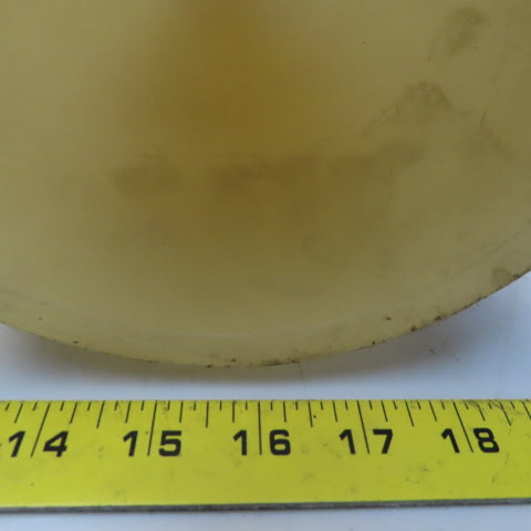 1511mm Long Off-White Natural Nylon Tube 167.5mm  OD x 143.5 ID mm 12mm Wall