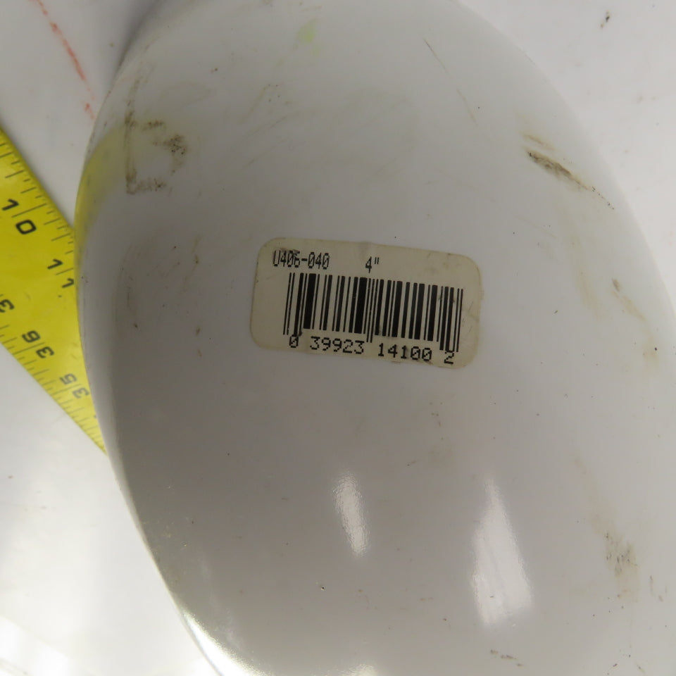 U406-040 4" PVC 90° Degree Elbow Pipe Fitting SCH 40