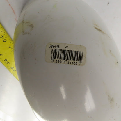 U406-040 4" PVC 90° Degree Elbow Pipe Fitting SCH 40