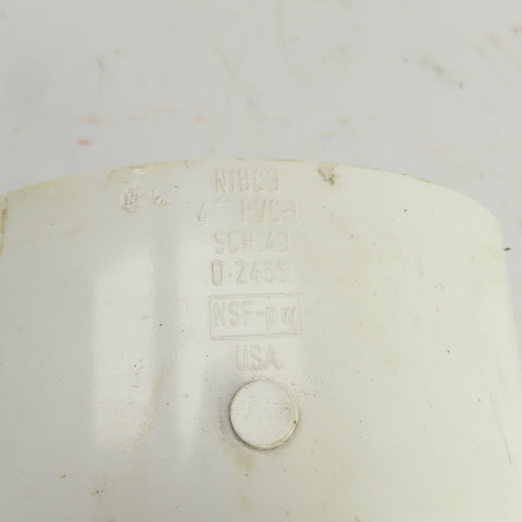 U406-040 4" PVC 90° Degree Elbow Pipe Fitting SCH 40
