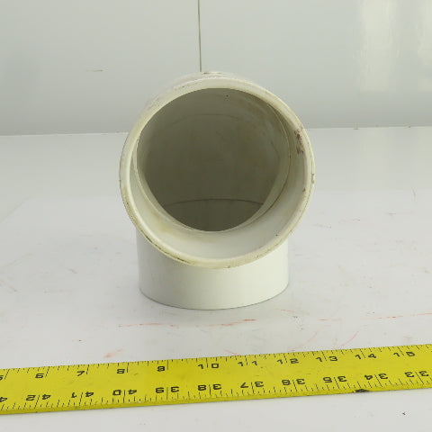 U406-040 4" PVC 90° Degree Elbow Pipe Fitting SCH 40