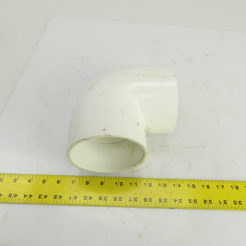 U406-040 4" PVC 90° Degree Elbow Pipe Fitting SCH 40