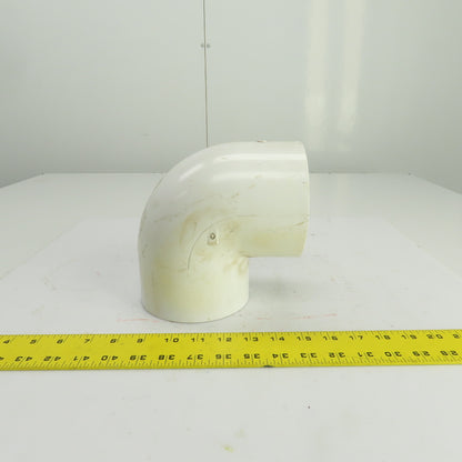 U406-040 4" PVC 90° Degree Elbow Pipe Fitting SCH 40