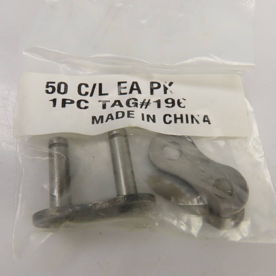 #50 Roller Chain Connecting Link W/Spring Clip Lot Of 6 Sets