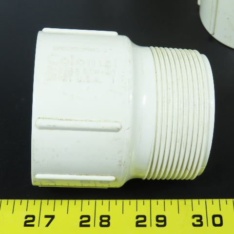 Misc. 2" Socket x MNPT Pipe Fitting Adapter PVCI SCH 40 Lot of 20