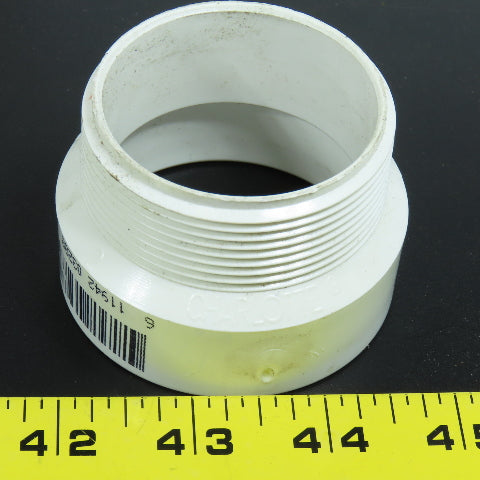 Misc. 2" Socket x MNPT Pipe Fitting Adapter PVCI SCH 40 Lot of 20