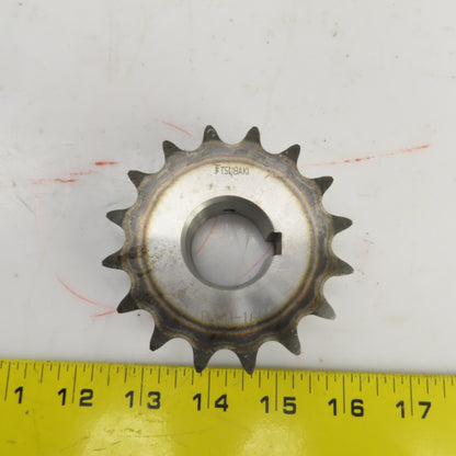 Tsubaki RS50-16 16 Tooth Roller Chain Sprocket For #50 Chain 	30mm Bore