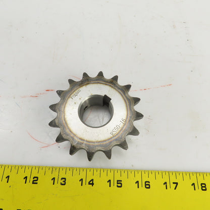 Tsubaki RS50-16 16 Tooth Roller Chain Sprocket For #50 Chain 	30mm Bore