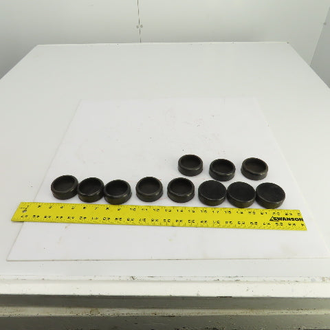 2-1/2" Flexible Rubber Insert Plug Cap Lot Of 11