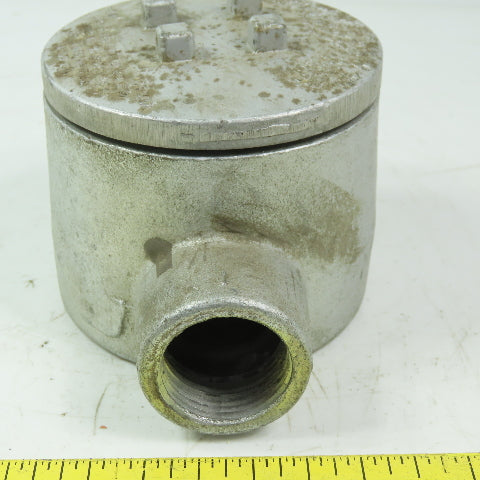 O-Z/GEDNEY GUJC-100 Feed Thru Conduit Outlet Box 1" W/Gasket & Cover Lot of 2