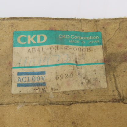 CKD AB41-03-08-000B Solenoid Valve Coil Only 100VAC