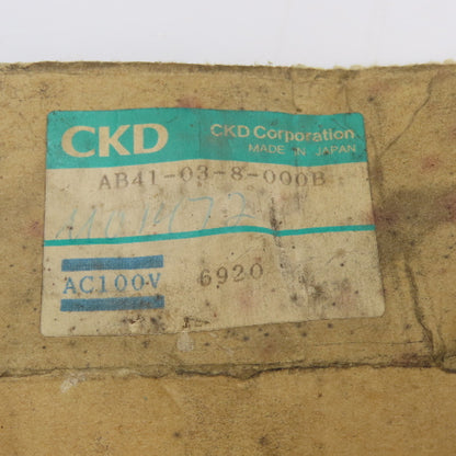 CKD AB41-03-08-000B Solenoid Valve Coil Only 100VAC