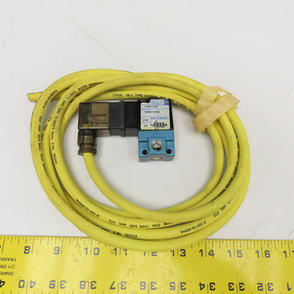 MAC 111B-111JD Pneumatic Solenoid Valve Wired 120V 50/60Hz