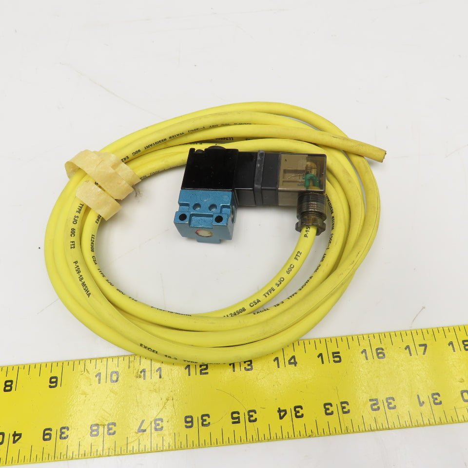 MAC 111B-111JD Pneumatic Solenoid Valve Wired 120V 50/60Hz
