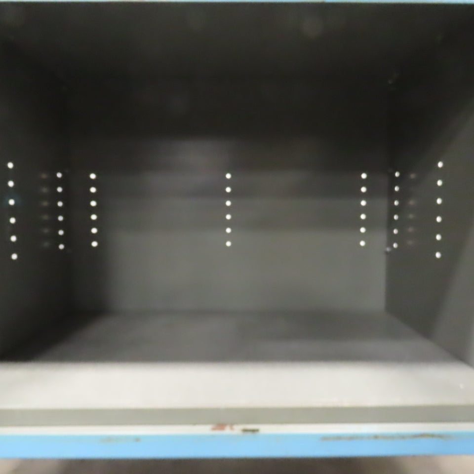 36" W x 23" D x 34" H 2 Door Steel Storage Shop Parts Cabinet W/1 Shelf