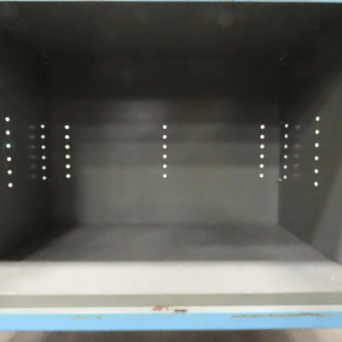 36" W x 23" D x 34" H 2 Door Steel Storage Shop Parts Cabinet W/1 Shelf