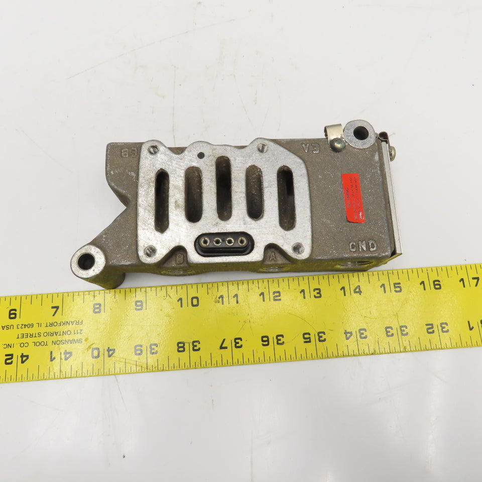 Schrader Bellows K022-090 Double Solenoid Pilot Valve Sub Base