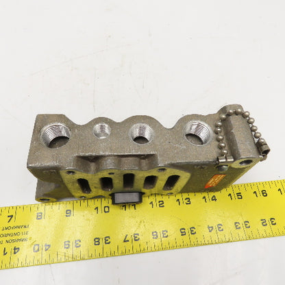Schrader Bellows K022-090 Double Solenoid Pilot Valve Sub Base