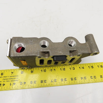Schrader Bellows K022-090 Double Solenoid Pilot Valve Sub Base