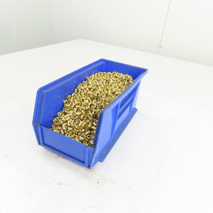 #10-24 Brass Threaded Heat Set Insert For Plastic 3D Printing 0.280" OD Lot/4000