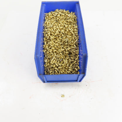 #10-24 Brass Threaded Heat Set Insert For Plastic 3D Printing 0.280" OD Lot/4000