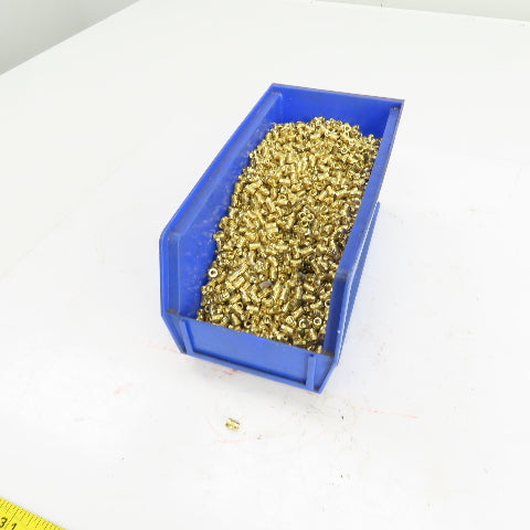 #10-24 Brass Threaded Heat Set Insert For Plastic 3D Printing 0.280" OD Lot/4000