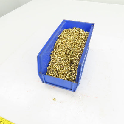 #10-24 Brass Threaded Heat Set Insert For Plastic 3D Printing 0.280" OD Lot/4000