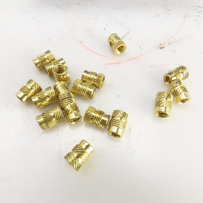 #10-24 Brass Threaded Heat Set Insert For Plastic 3D Printing 0.280" OD Lot/4000