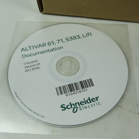 Schneider Electric VW3A1101 LCD Graphic Keypad Interface Altivar71  CD & Manual