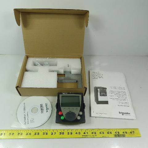 Schneider Electric VW3A1101 LCD Graphic Keypad Interface Altivar71  CD & Manual