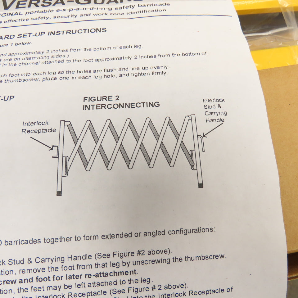 North American Safety Versa-Guard VG-1000 Retractable Gate Barrier 11-1/2' Long
