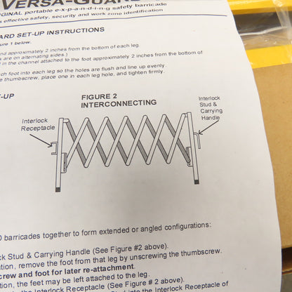 North American Safety Versa-Guard VG-1000 Retractable Gate Barrier 11-1/2' Long