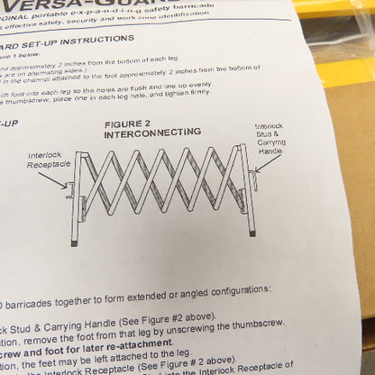 North American Safety Versa-Guard VG-1000 Retractable Gate Barrier 11-1/2' Long