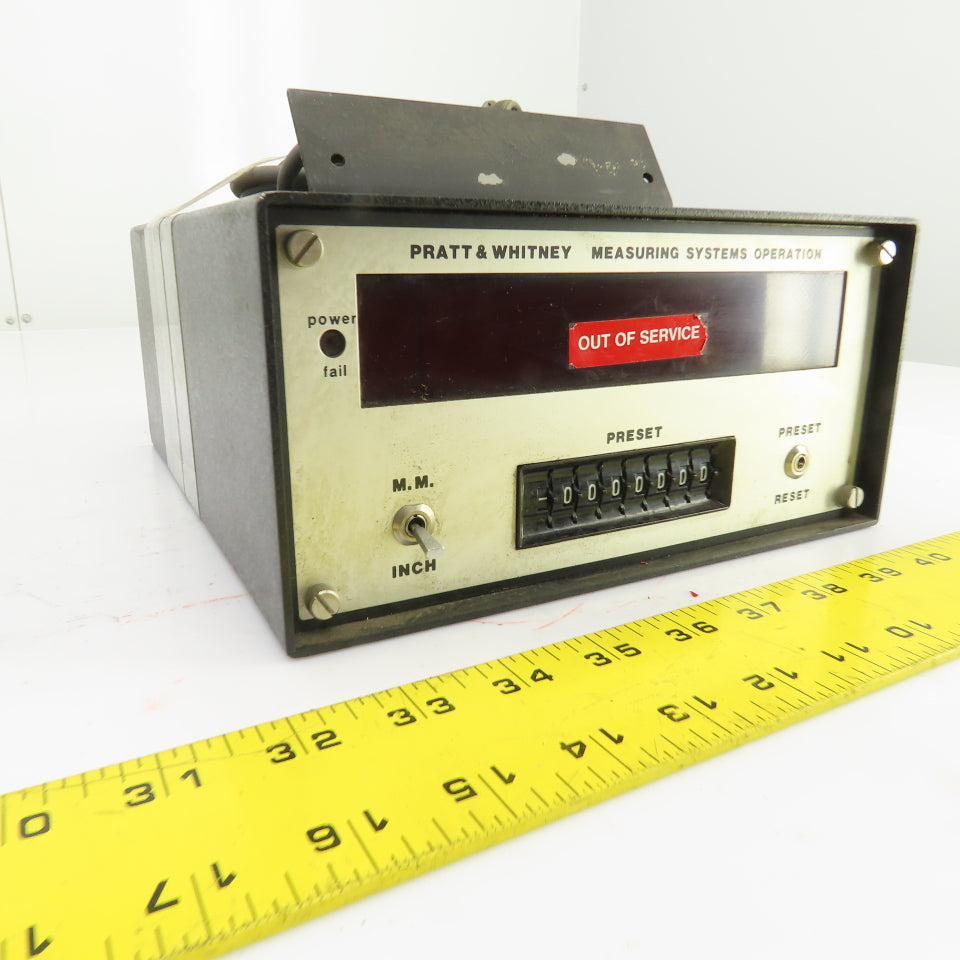 Pratt & Whitney DDCA-17P-4 51-4B-SKLW Measuring Systems Operation