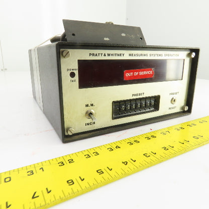 Pratt & Whitney DDCA-17P-4 51-4B-SKLW Measuring Systems Operation