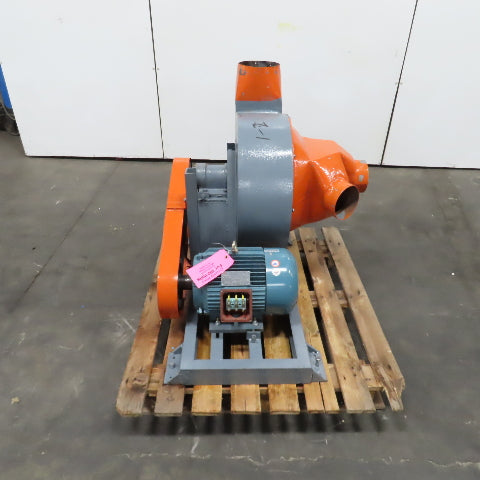5.5kW Belt Driven Material Mover Centrifugal Blower 20" Wheel 1750RPM 480V 3PH
