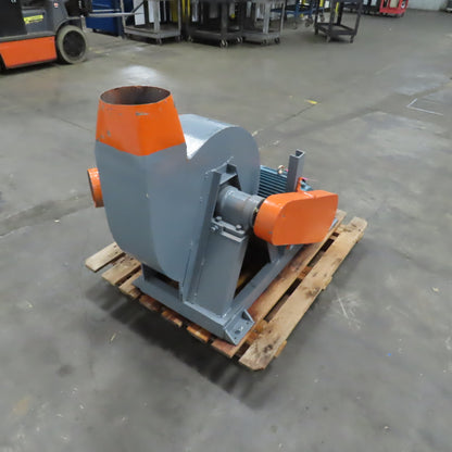 5.5kW Belt Driven Material Mover Centrifugal Blower 20" Wheel 1750RPM 480V 3PH