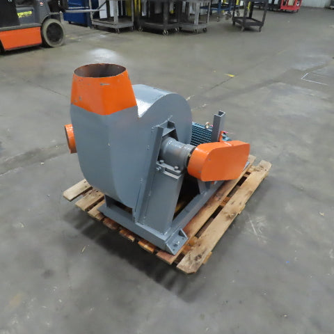 5.5kW Belt Driven Material Mover Centrifugal Blower 20" Wheel 1750RPM 480V 3PH